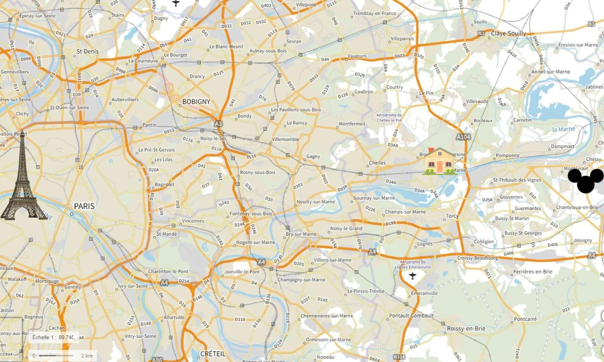 Nid Douillet Entre Paris Et Disney Vaires-sur-Marne 외부 사진